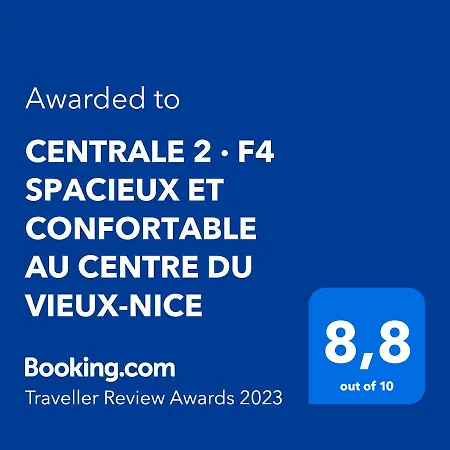 Apartamento Centrale 2 - F4 Spacieux Et Confortable Au Centre Du Vieux-nice Niza